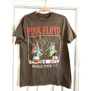 NWOT Licensed PINK FLOYD World Tour 87 Vintage-Look Tee - Unisex Sz Medium